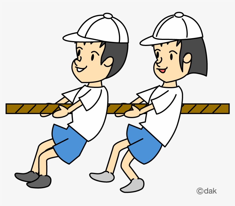 Athletic Meet In Elementary School That Tug - Sports Meet Clipart Png, transparent png download