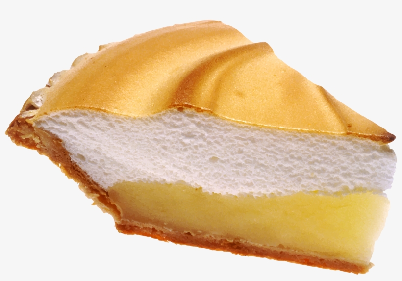 Lemon Meringue Pie Vector Clipart Image, transparent png download