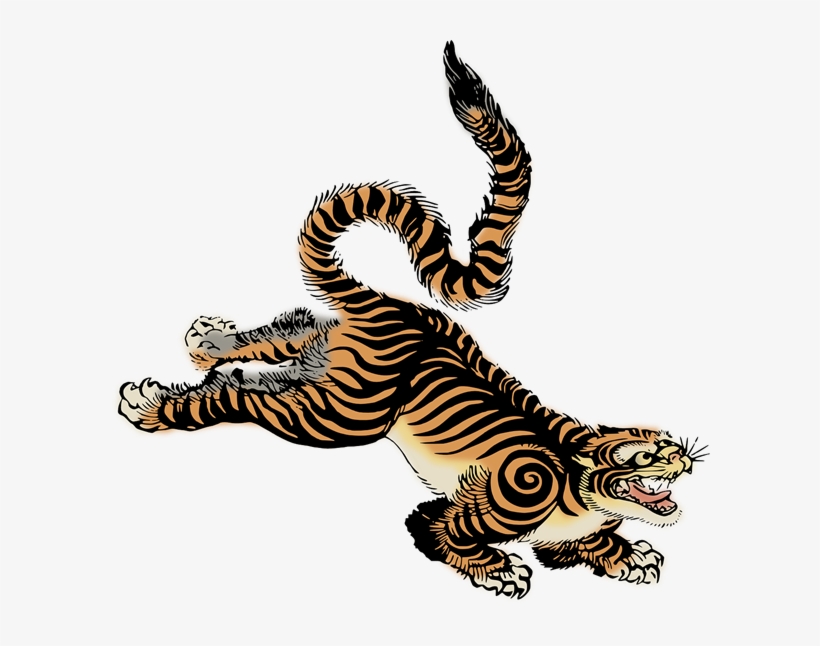 Tiger Free To Use Clipart - Japan Tiger Illustration, transparent png download