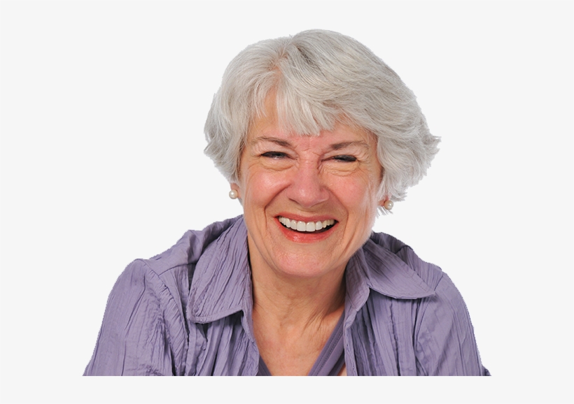 Older Woman At Park - Old Woman Face Png, transparent png download