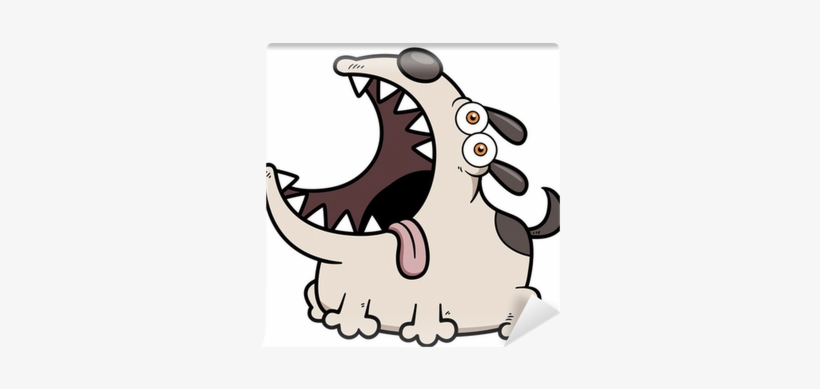 Vector Illustration Of Angry Dog Wall Mural • Pixers® - Dog Vector Angry, transparent png download