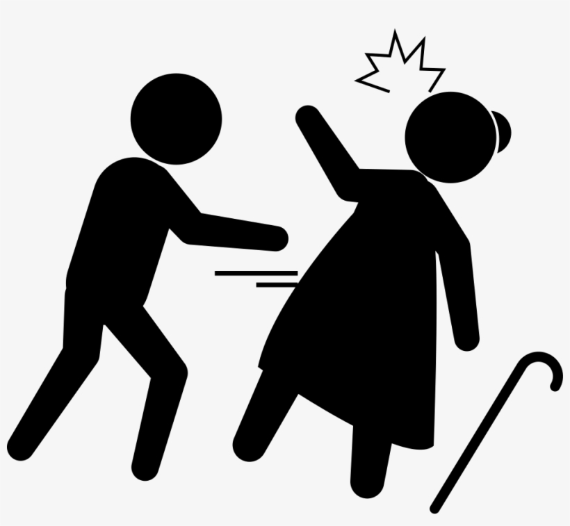 Criminal Stealing An Old Woman Comments - Stealing Png, transparent png download