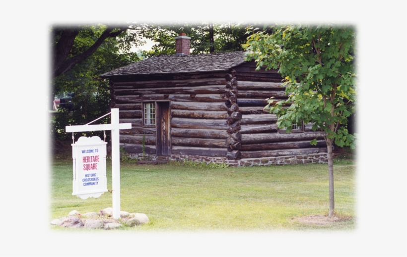 James Ruffell Built This Log Cabin During The Civil - Log Cabin, transparent png download