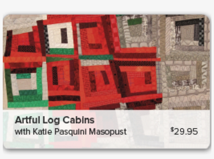 12012 - Dvd - Artful Log Cabins - Complete Iquilt Class, transparent png download
