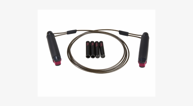 Jump Rope Set, Black/red - Crivit Springseil / Liegestützgriffe 2er / Balance-board, transparent png download