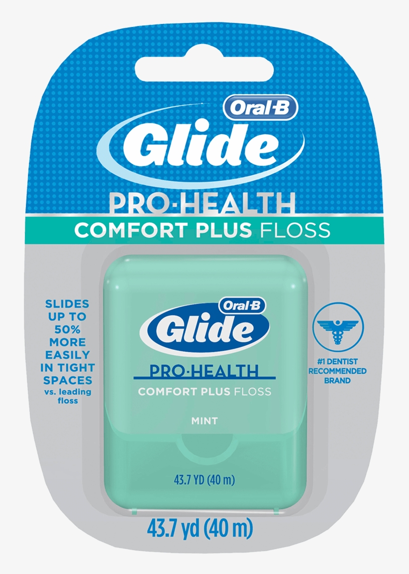 Oral B Glide Pro Health Comfort Plus Mint Floss - Oral B Floss, transparent png download