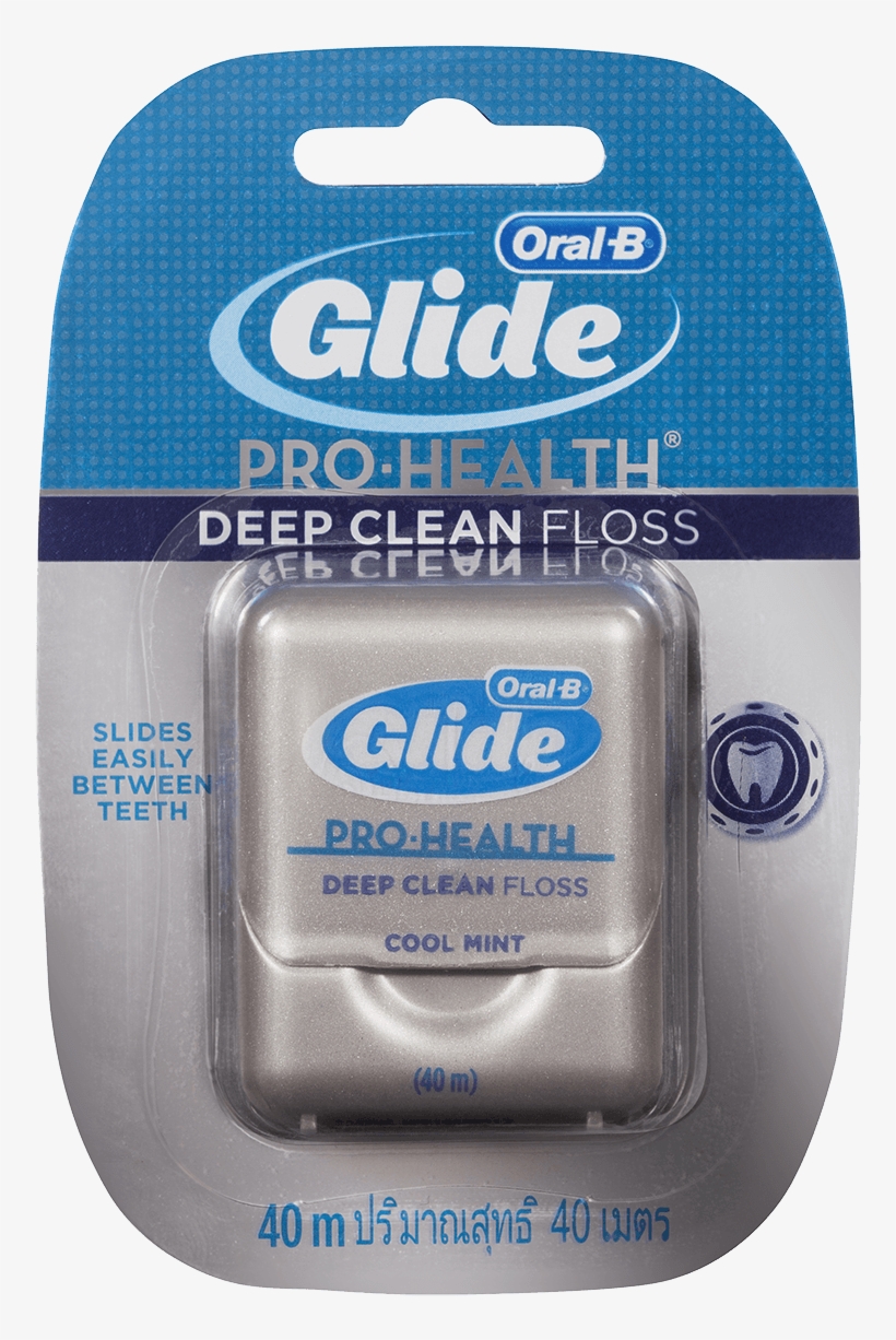 Oral B Glide Deep Clean Mint Floss 40m, transparent png download