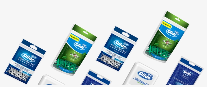 Shop Oral-b Dental Floss, Tape, And Picks - Oral-b Glide 3d White Floss Picks Mint - 75 Count, transparent png download