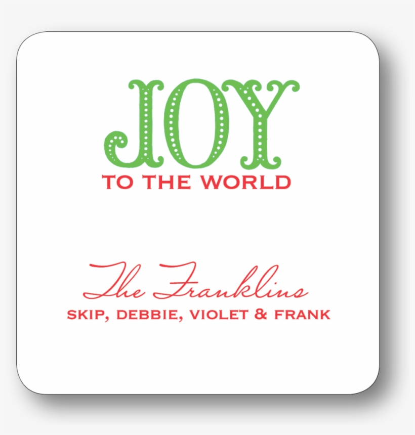 Joy To The World - Label, transparent png download