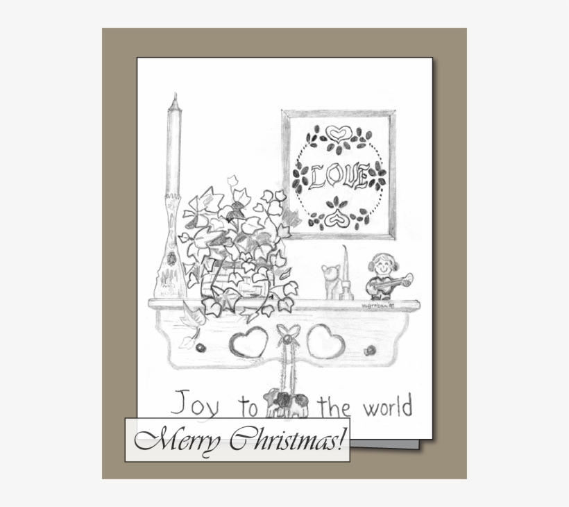 Holiday Tree - Merry Christmas Card, transparent png download