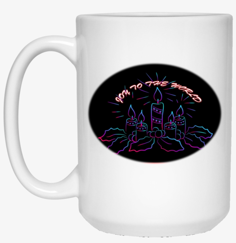 11 Oz Christmas Mug Advent Wreath Joy To - Love Paris Eiffel Tower France Flag Tourist T Shirt, transparent png download