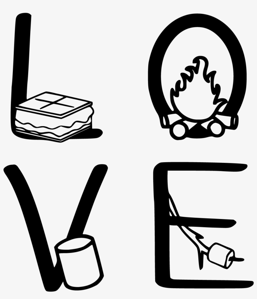 Sample Image Of Ks I Love You Smore Font By Pretty, transparent png download