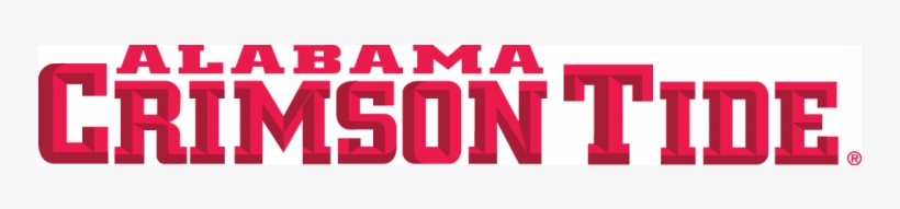 Alabama Crimson Tide Iron Ons - Ncaa Licensed Alabama Crimson Tide 2" X 10" Bumper, transparent png download