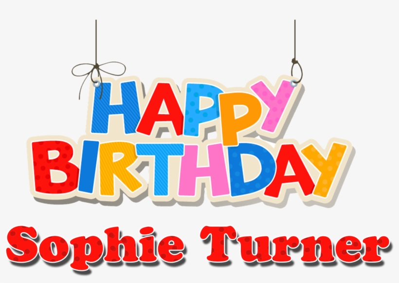 Sophie Turner Happy Birthday Name Logo - Happy Birthday Vijay Name, transparent png download