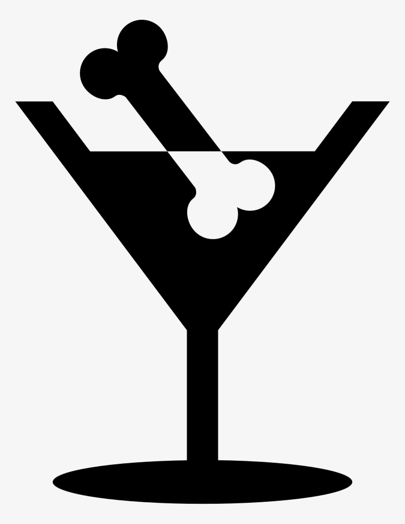 Cocktail Drink With Bone - Cocktail, transparent png download