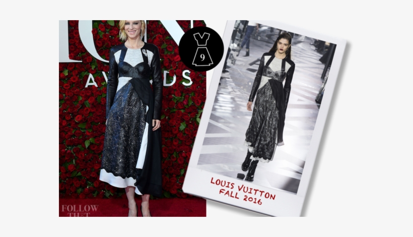 Cate Blanchett In Louis Vuitton Fall - Beacon Theatre, transparent png download