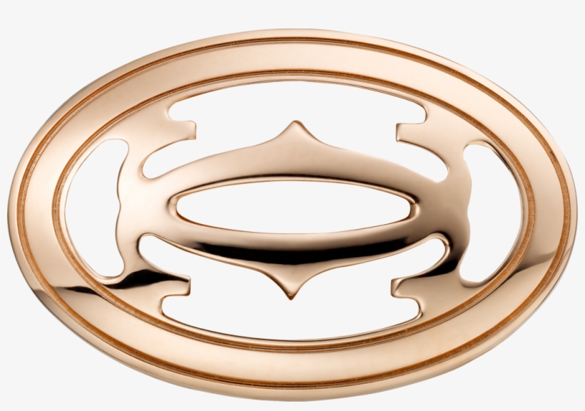 Gemelli Motivo Logo Doppia C Di Cartier In Cartier - Double C Logo Cartier, transparent png download