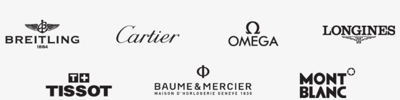 Breitling Cartier Tissot Rolex Omega Mont Blanc - Luxury Goods, transparent png download