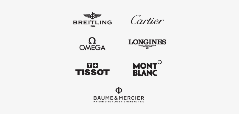 Breitling Cartier Tissot Rolex Omega Mont Blanc - Mont Blanc, transparent png download