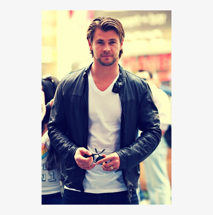 Hey I Just Met You - Chris Hemsworth Leather Jacket, transparent png download
