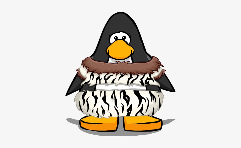 Zebra-print Dress Pc - Club Penguin, transparent png download