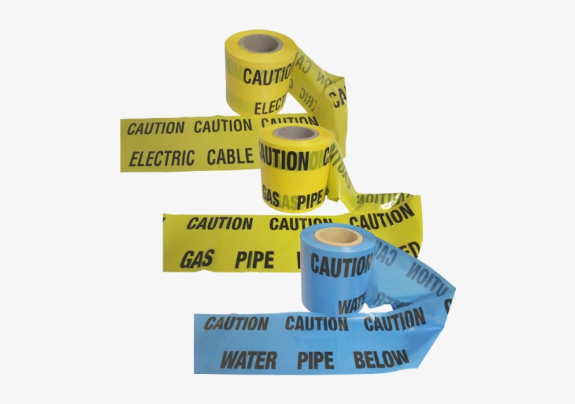Image - Everbuild Underground Water Warning Tape 150mm X 365m, transparent png download