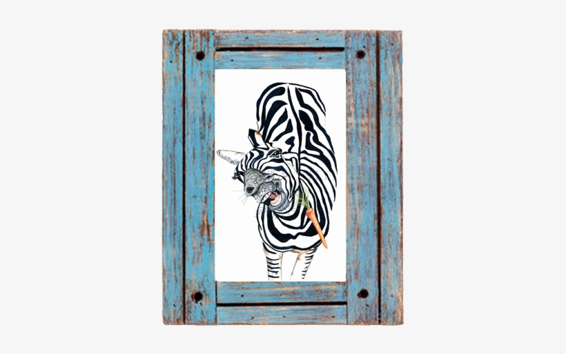 Available In My New Esty Shop This Cute Zebra Named - Prinz Homestead Picture Frame Size: 4" X 6", Color:, transparent png download