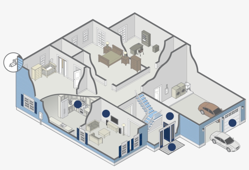 Echo Dot Integration - Floor Plan, transparent png download