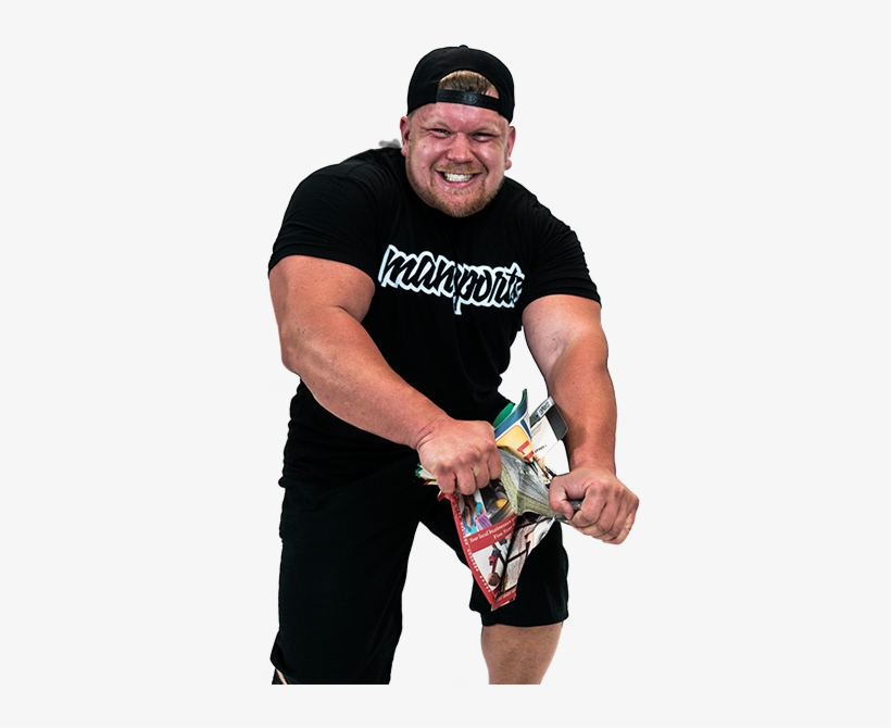Guinness World Record Strongman - Man Sports Metal Shaker - 25oz Brushed Silver, transparent png download