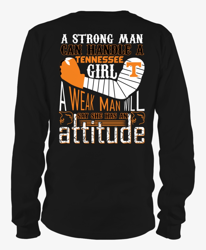 A Strong Man Can Handle A Tennessee Volunteers Shirt - Solve My Problems With Wide Open Throttle, transparent png download