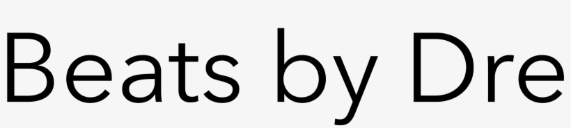 Beats By Dre Logo Black And White - Beats By Dre Old Logo, transparent png download