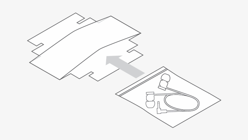 Slip The Bag Under The Protective Film Attached To - Illustration, transparent png download