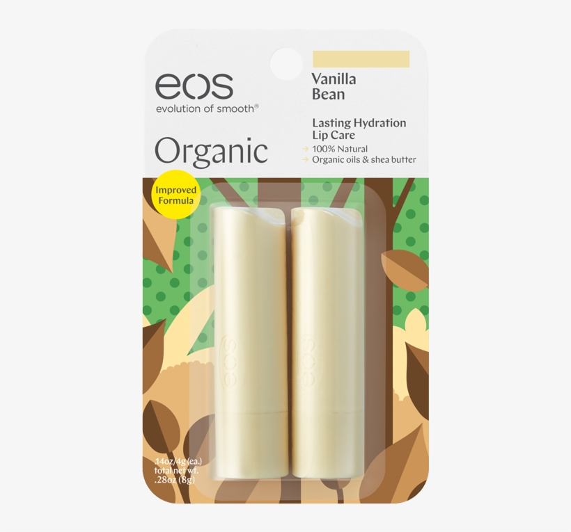 Vanilla Bean 2-pack - Eos Lasting Hydration Lip Care, transparent png download