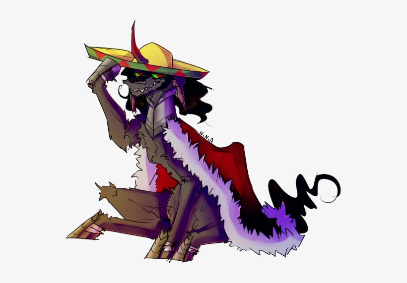 Safe, Simple Background, Solo, Sombra Eyes, Sombrero, - Illustration, transparent png download