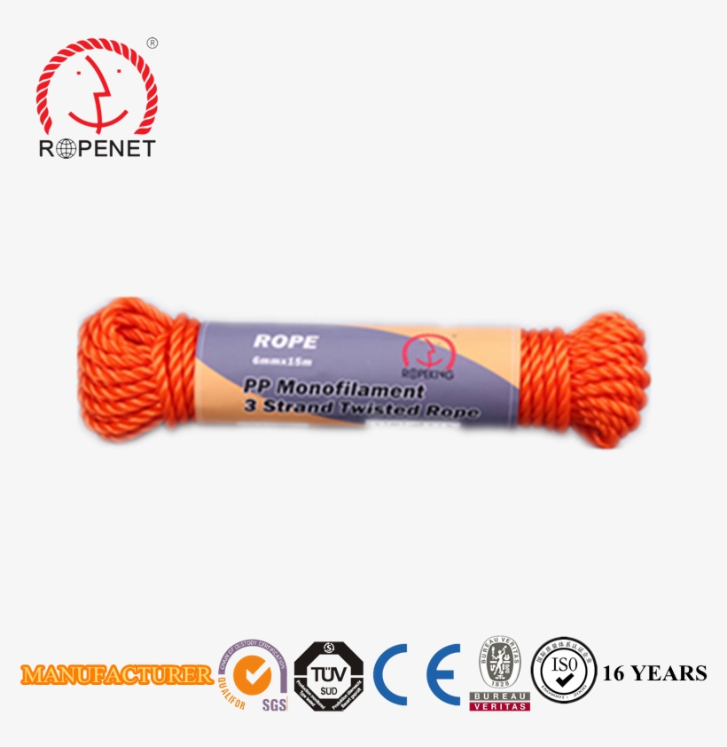 Plastic Polypropylene Pp Thread <strong>twine</strong>/ - Rope, transparent png download