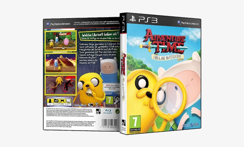 Capa Adventure Time Finn & Jake Investigations Ps3 - Ps3 Adventure Time Finn And Jake Investigations, transparent png download