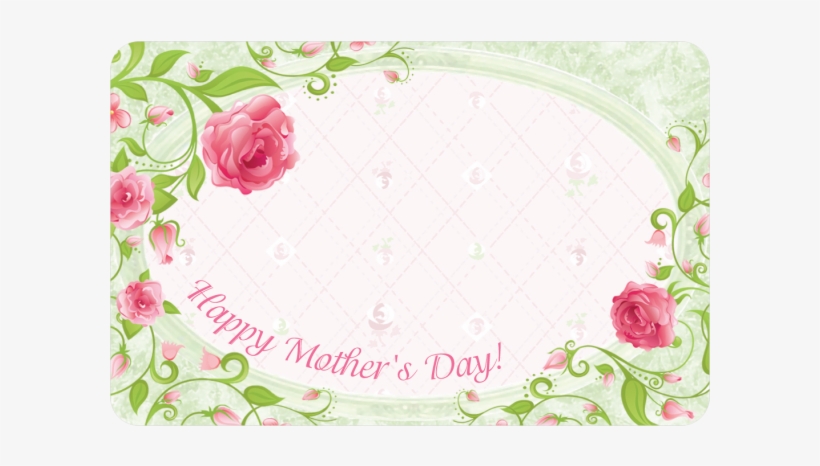 Mother's Day Borders - Border Mother's Day Card, transparent png download