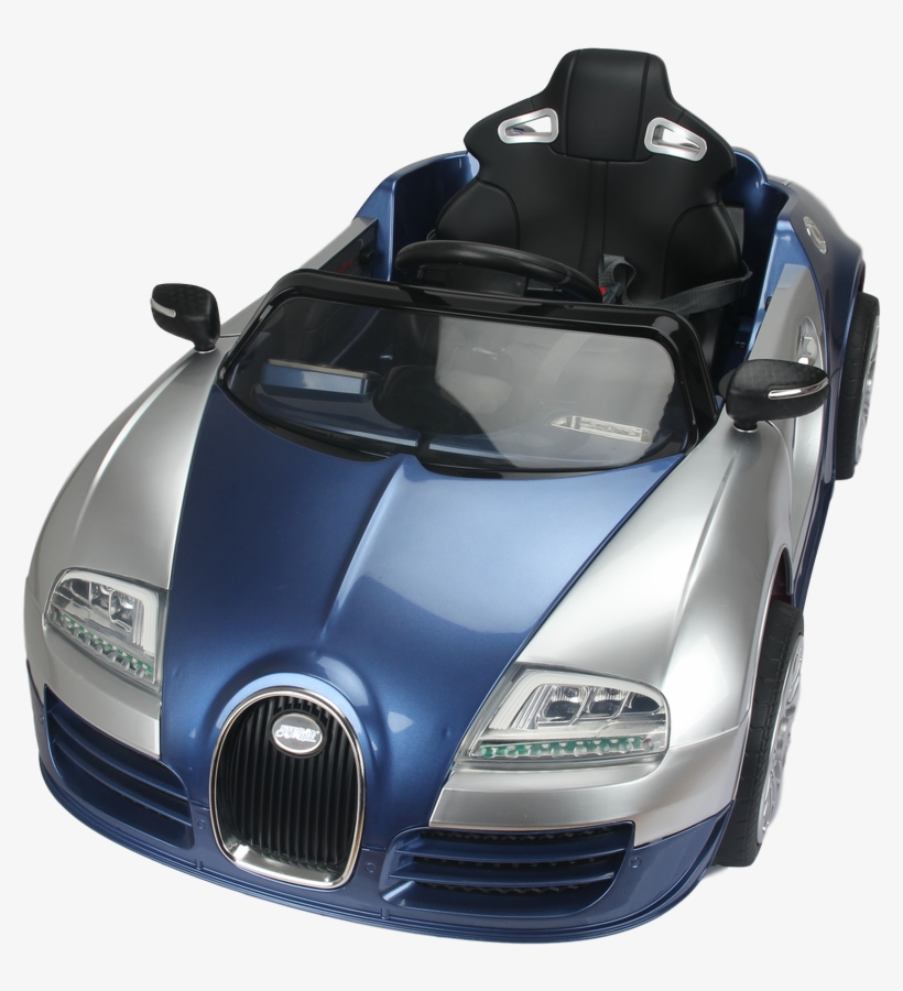 12v Battery Powered Premium Convertible Bugatti Veyron - Car, transparent png download