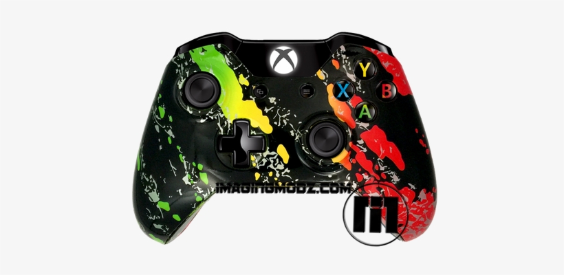 Rasta Splatter Xbox One Controller - Camouflage Xbox One Controllers, transparent png download