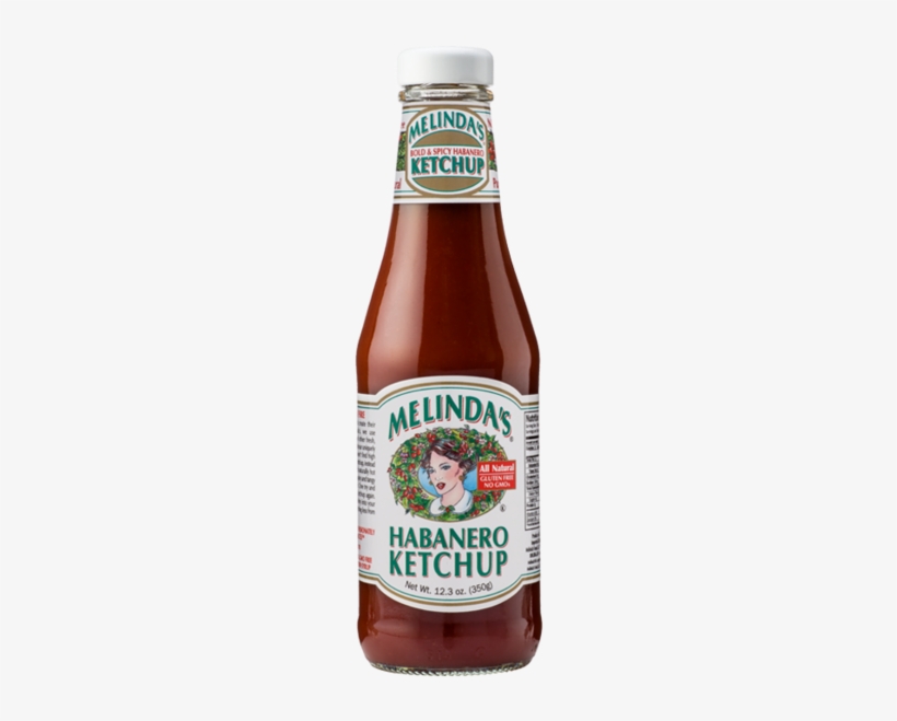 Melinda's Habanero Ketchup - Melinda's Pepper Sauce, Extra Hot - 5 Fl Oz Bottle, transparent png download