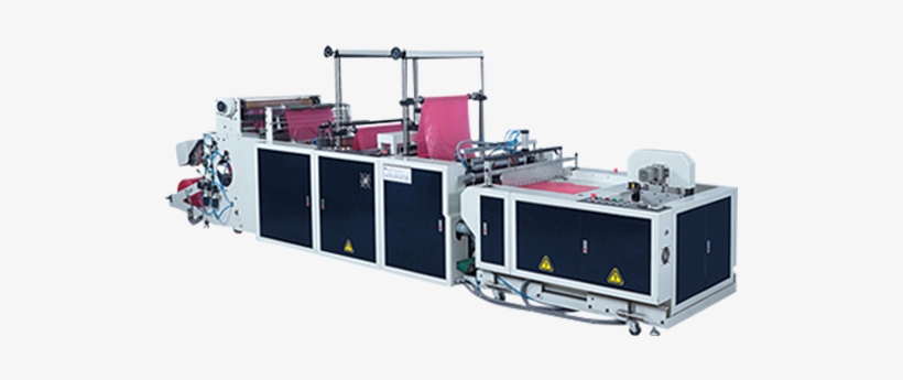 3 Folded Garbage Bag Making Machine In T Shirt & Flat - Machine, transparent png download