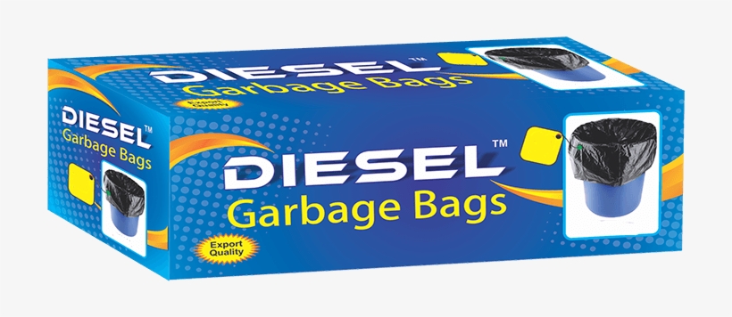 Diesel Garbage Bags - Bin Bag, transparent png download