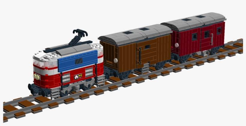 Elektrik Lokomotive With Waggons - Freight Train Png, transparent png download