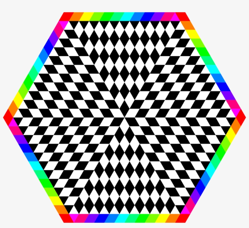 Hexagon Computer Icons Chessboard Shape - Hexágono De Colores, transparent png download