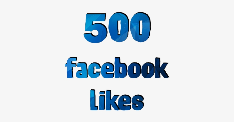 500 Facebook Likes Facebook Followers - Graphic Design, transparent png download