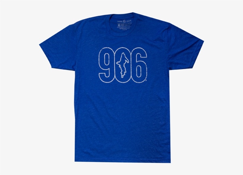 "906 " Royal Blue T-shirt - Numbah One Francesa, transparent png download