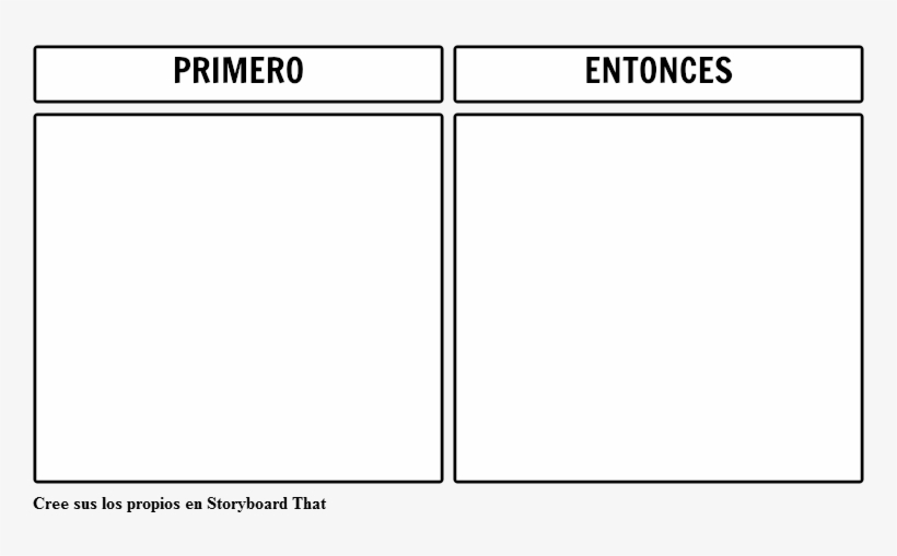 Primera Plantilla Imprimible De La Tabla - First And Then Board Templates, transparent png download