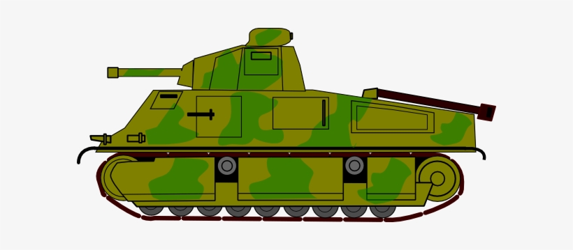 Army Tank Clipart 3 By Donna - Army Truck Clip Art, transparent png download