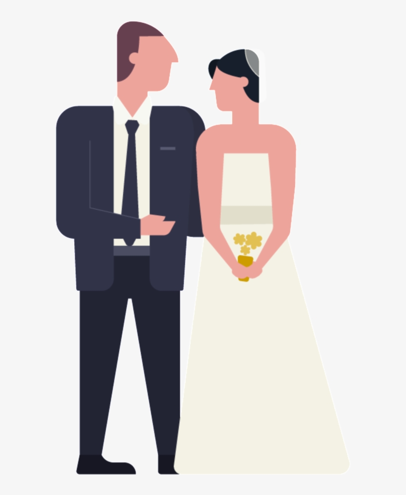 Couple Marriage Lovers Png Free Pictures - Portable Network Graphics, transparent png download