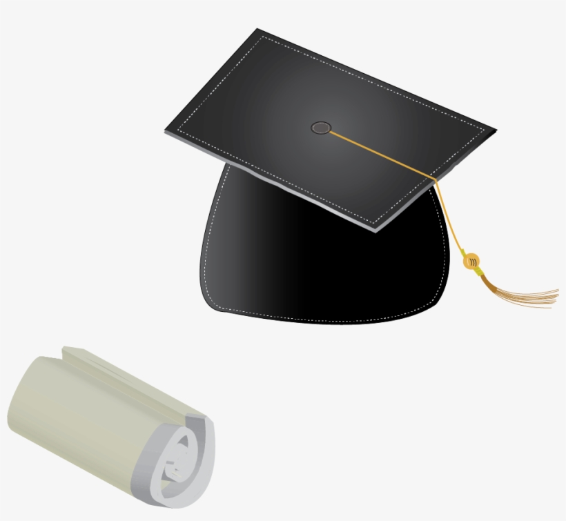 Grad Hat - Wallet, transparent png download